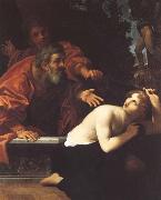 Ludovico Carracci Susannah and the Elders painting